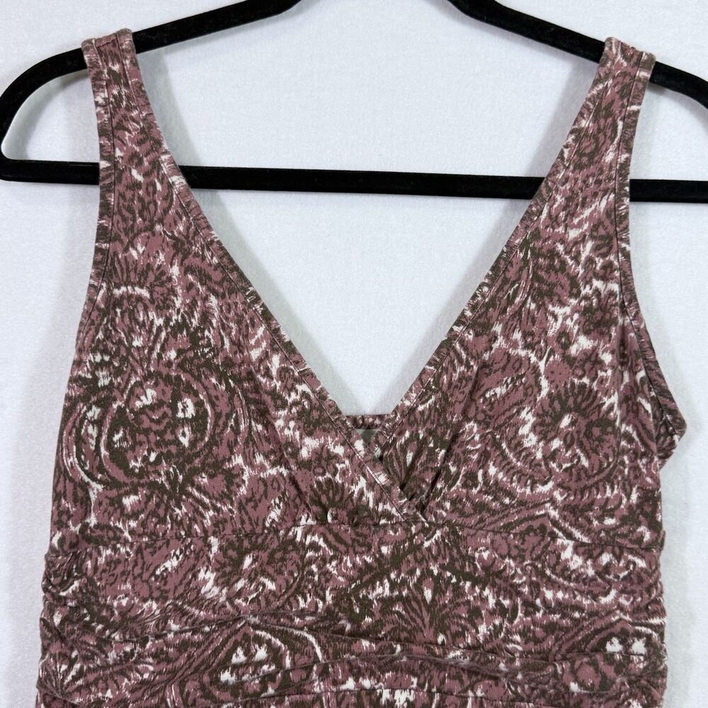 Patagonia Mauve Sleeveless Abstract Paisley Organic Cotton Margot Dress Womens M - Picture 4 of 7